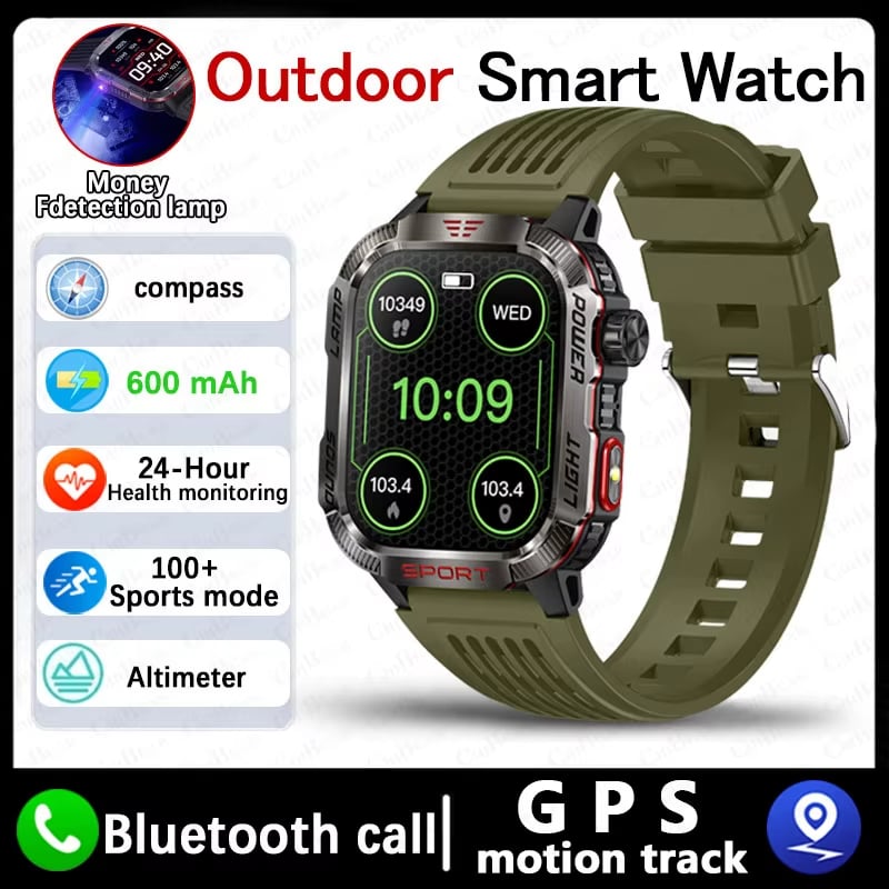 Men's Military Outdoor Sports Smart Watch for Android & IOS