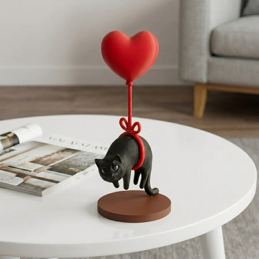 Love on a String – Floating Cat Ornament