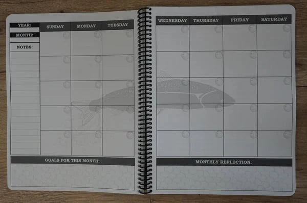 🔥🖤📚Themed Yearly Planner(✨Hardcover Book)