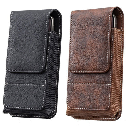 ⚡Big Discount | Waist Belt Cell Phone Pouch 📱 Multi-Pocket Leather Holster with Card Holder