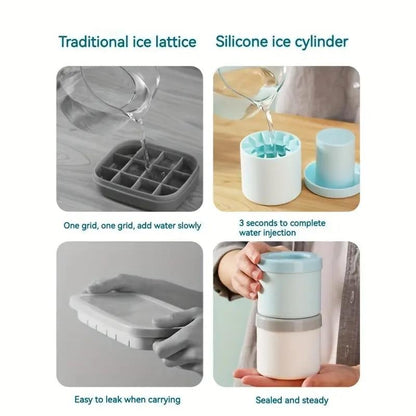 🧊Last Day-Buy 1 Get 1 Free❄️Quick Freezing Silicone Ice Cube Mold