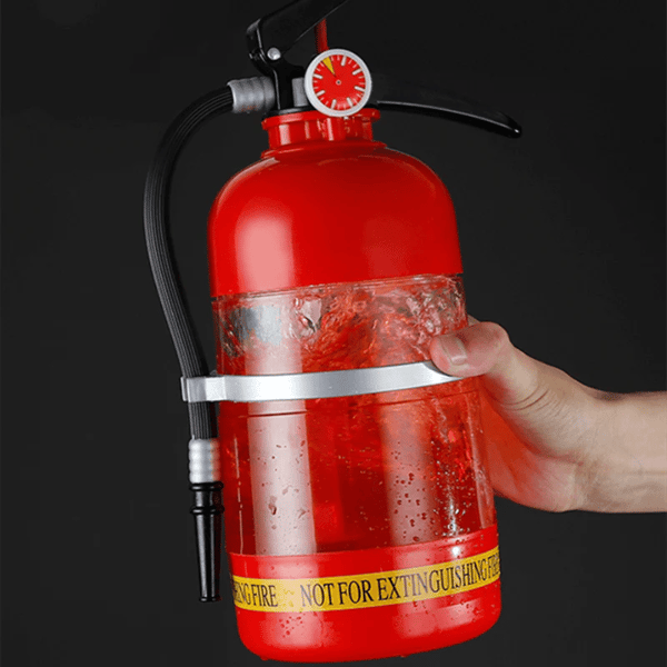 🧯Fire Extinguisher Beer Tub capacity, hand‑press dispenser. Unique design, keeps drinks fresh. Perfect for football parties & garden gatherings. 🏆⚽