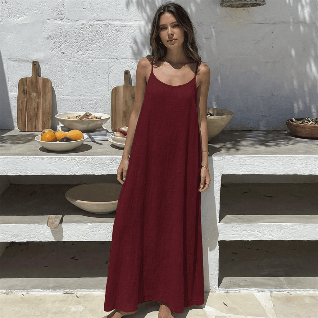 ✨ Adjustable backless strap dress – show off your charm! 💕