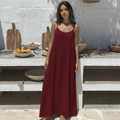 ✨ Adjustable backless strap dress – show off your charm! 💕
