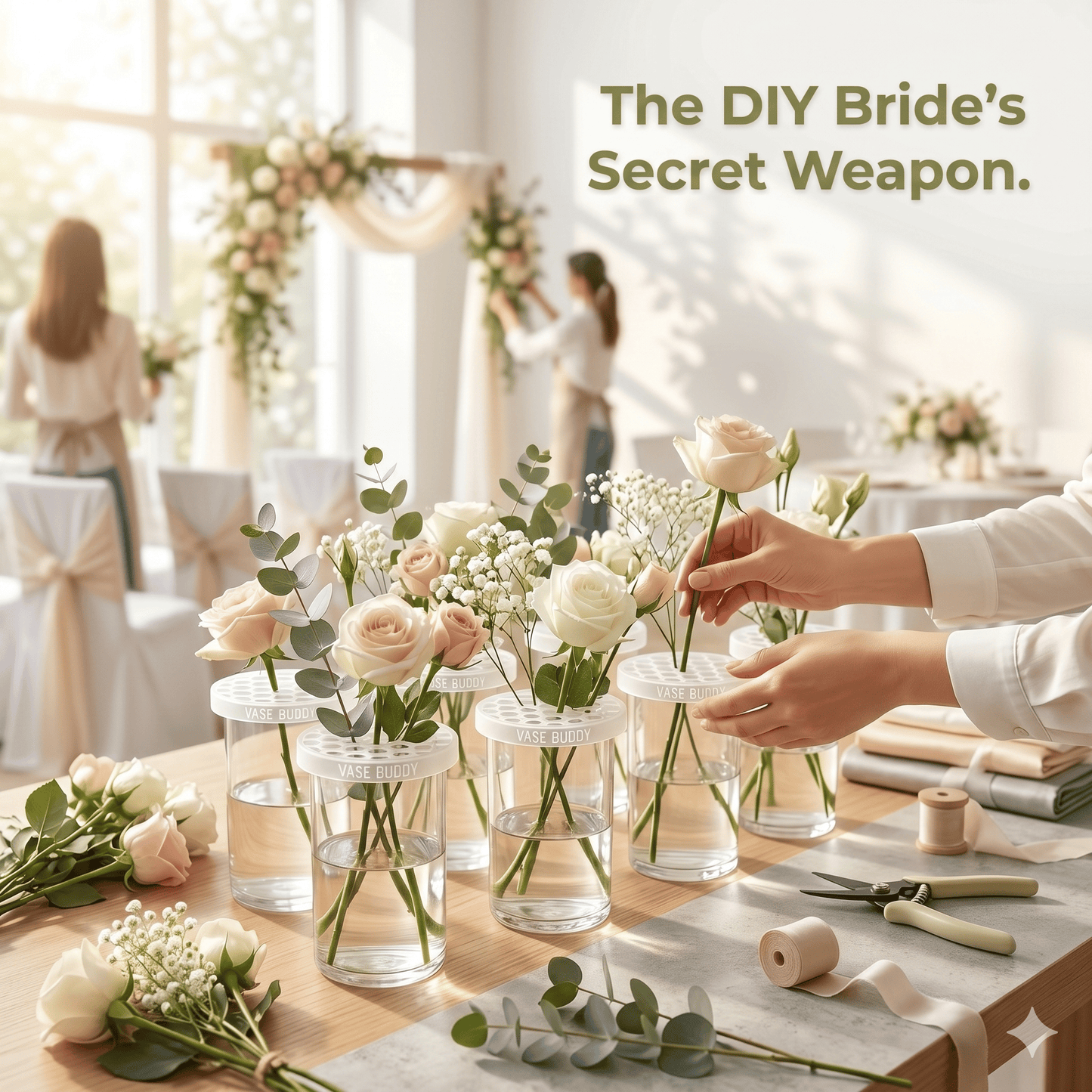 🌸🔥Reusable Silicone Flower Arranging Grid, Stretches Over The Rim of Vase, Self-Grips to Glass, for Easy Flower Arranging.