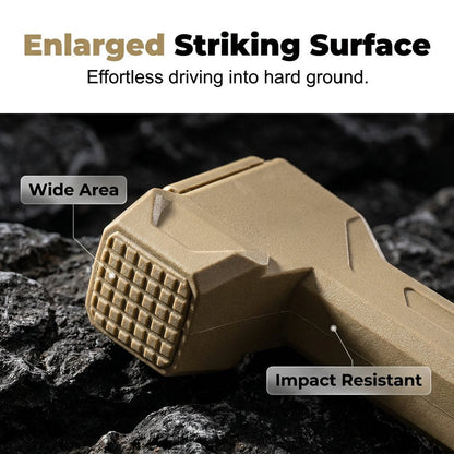 🔥HOT SALE 49% OFF - 🔨🏕️Multifunctional Camping Hammer & Tent Stake Puller✨