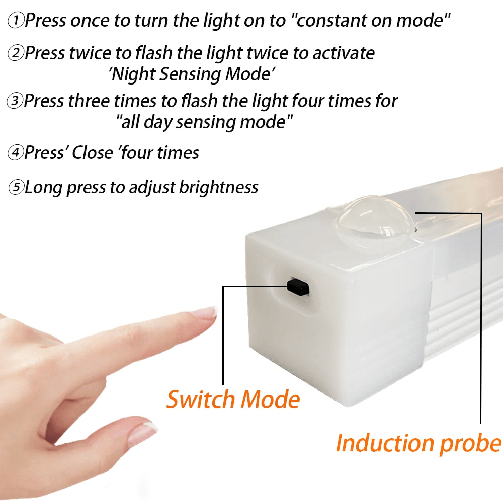 💡Punch-free Smart Sensor Magnetic Rechargeable LED Lights