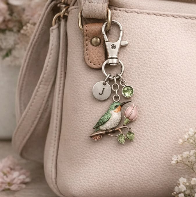 🐦A Little Hummingbird for You keychain🎁A Meaningful Mother's Day Gift Filled with Love & Comfort