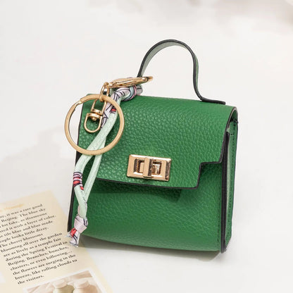 👜 Mini Keychain Coin Purse — Cute Bag Charm with Twist-Lock Pouch