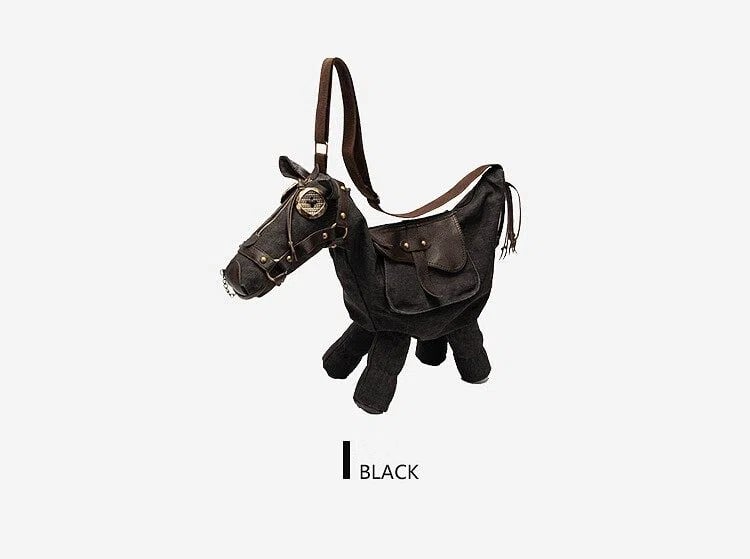 🐴✨ Unique Horse-Shaped Shoulder Bag