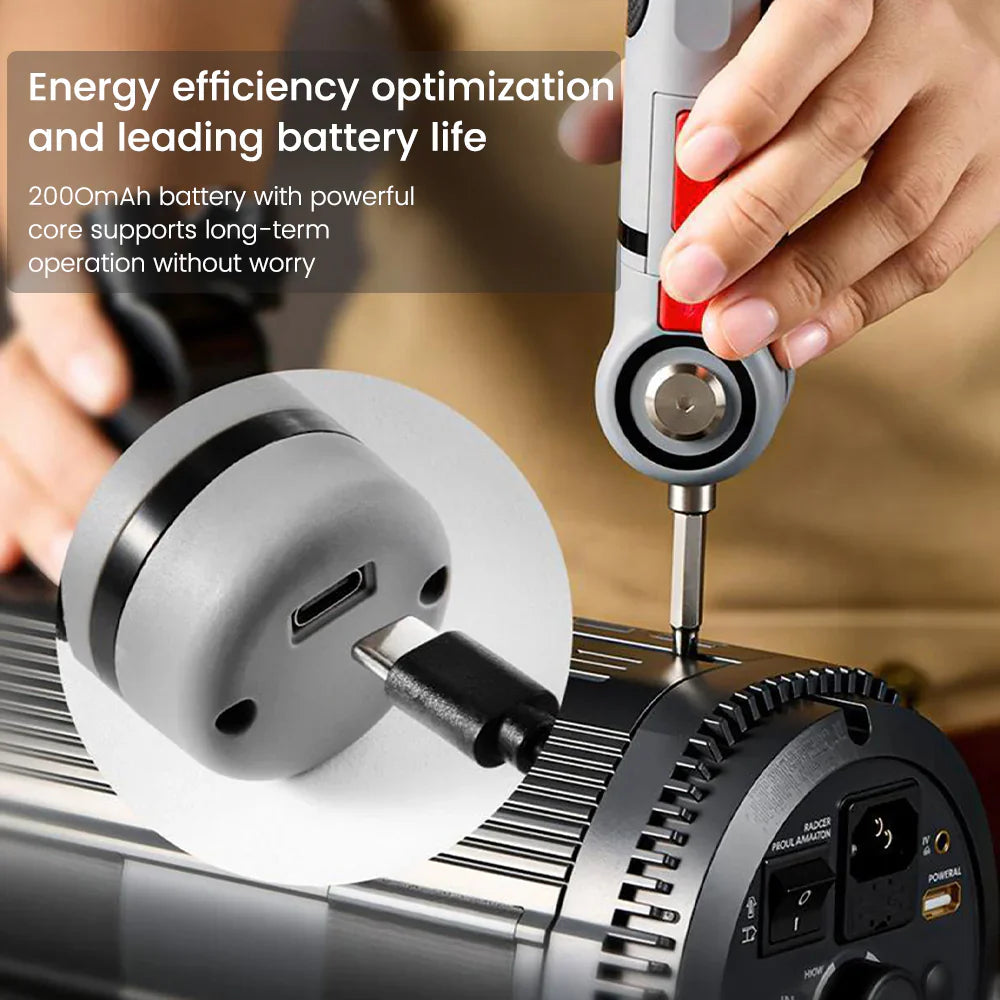 Mini Cordless Electric Screwdriver Kit – Power Up Anywhere