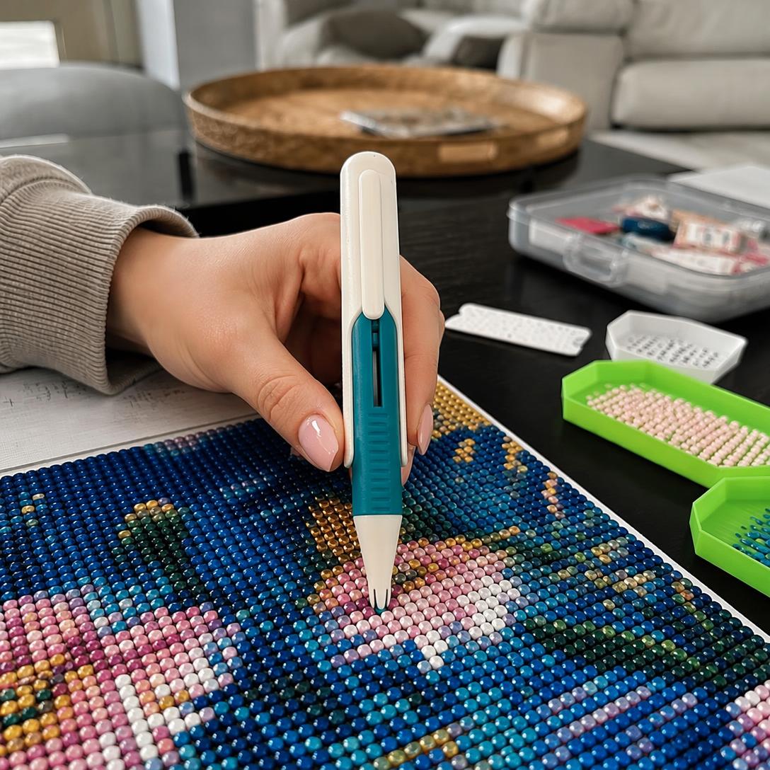 🔥Last Day 49% OFF - 💎Automatic Diamond Painting Bead dispenser