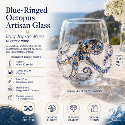 🌊 3D Ocean Animal Artisan Glassware Collection