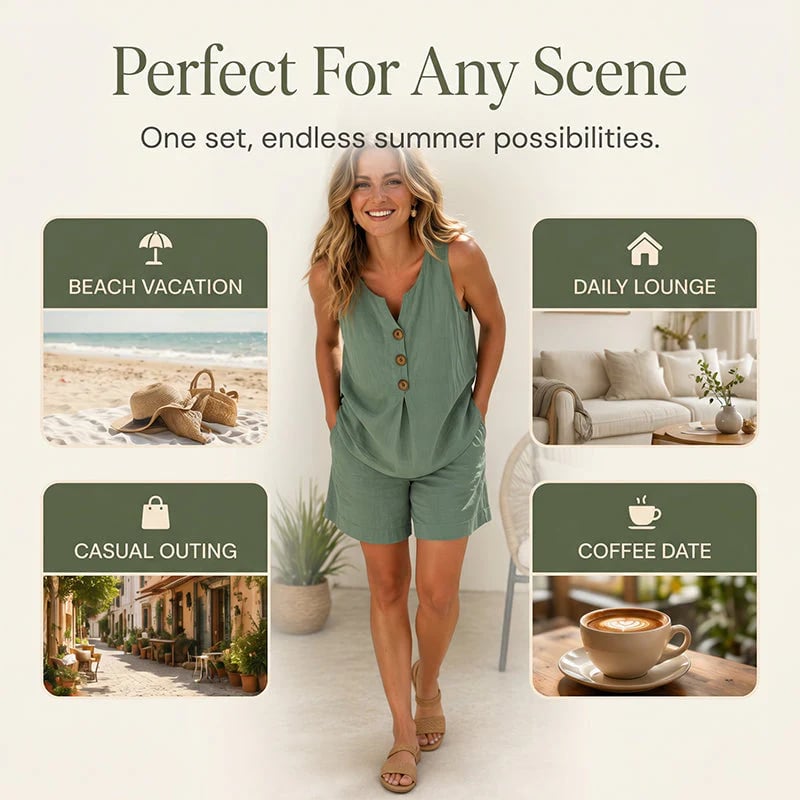 Women's Summer Casual 2-Piece Outfit