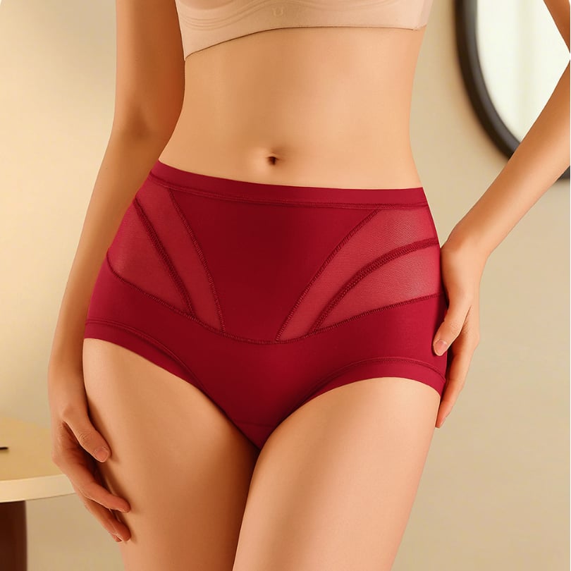 🔥LAST DAY 49% OFF🌸4-in-1 High-Waist Breathable Shaping Panties