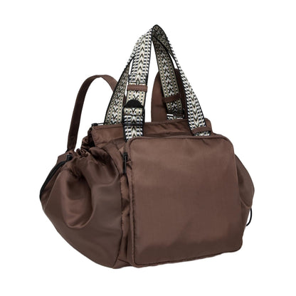 Convertible 15-Pocket Travel Tote Backpack