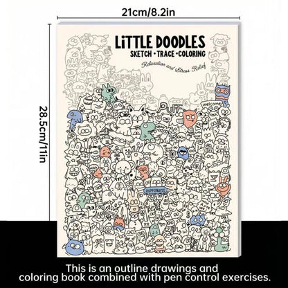 ⏰Creative Doodle Art Coloring Book