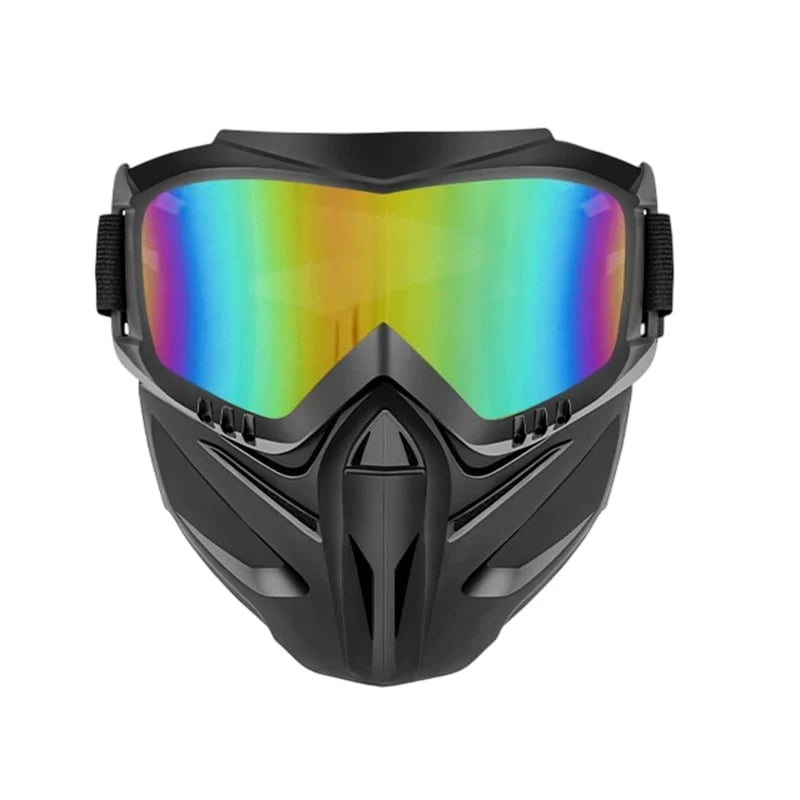 🔥 Detachable Full Face Goggle Mask
