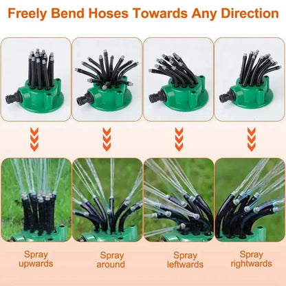 💦Adjustable Multi-Nozzle Lawn Sprinkler