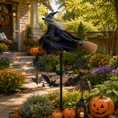 🔥Halloween Early Bird Offer: 49% off🧙‍♀️ The Enchanted Witch Garden Wind Spinner