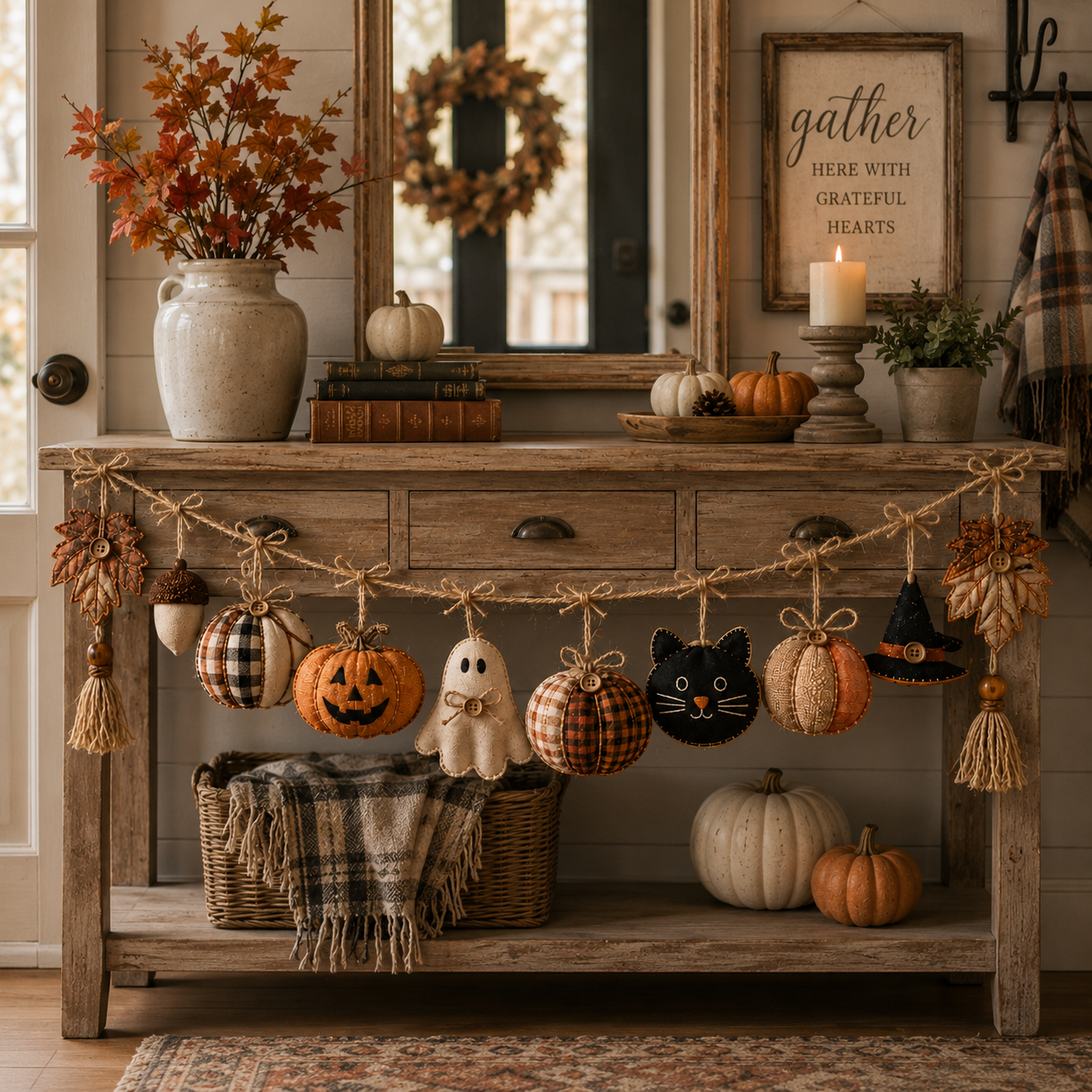 Cozy Fall Fabric Garland