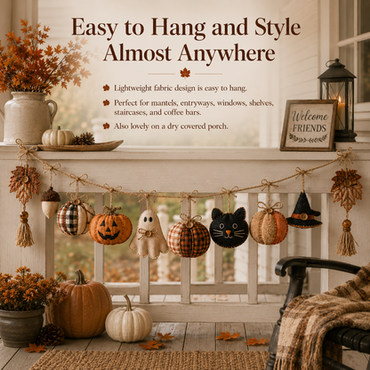 Cozy Fall Fabric Garland