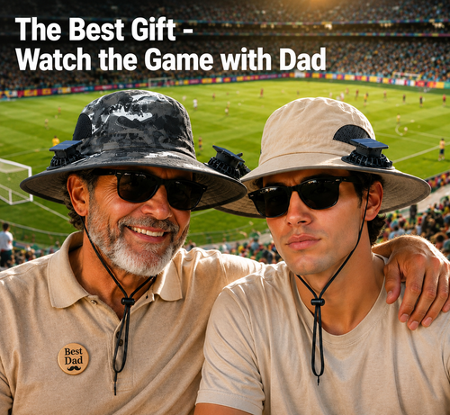 Solar Fan Hat – Hands-Free Cooling Wide Brim Sun Hat for Fishing, Gardening & Outdoor Work