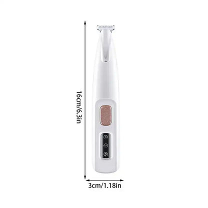 ✂️🐾Precision Pet Trimmer – Safe Grooming for Paws, Eyes & Tail with LED Light