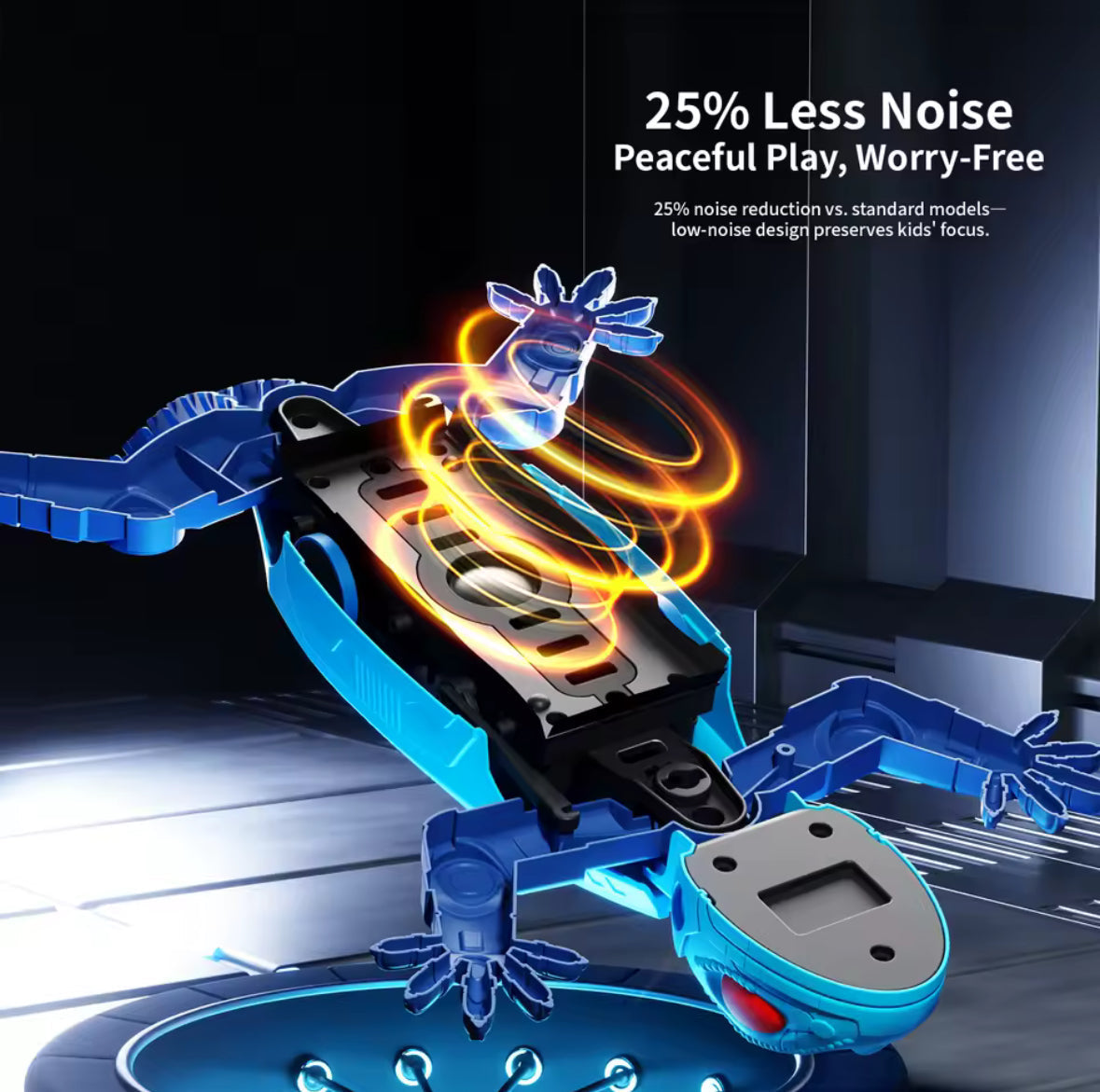 Gecko Rush Remote Control Wall Climbing Lizard Toy — Ceiling & Floor Crawler