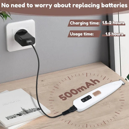 ✂️🐾Precision Pet Trimmer – Safe Grooming for Paws, Eyes & Tail with LED Light