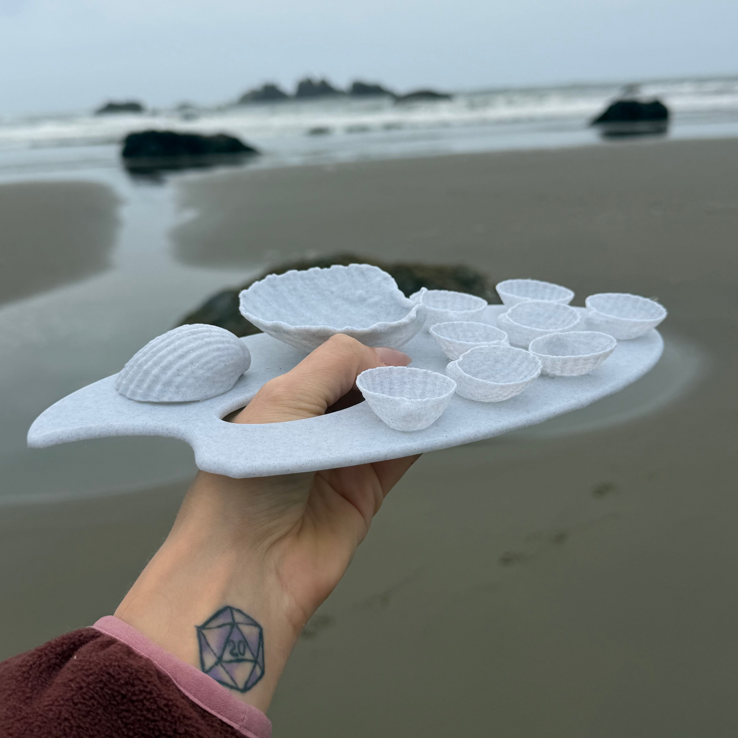 ✨ Sea Shell Painting Palette🐚