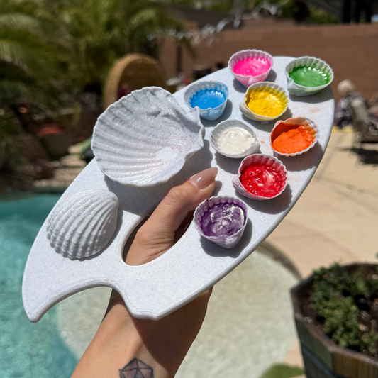 ✨ Sea Shell Painting Palette🐚