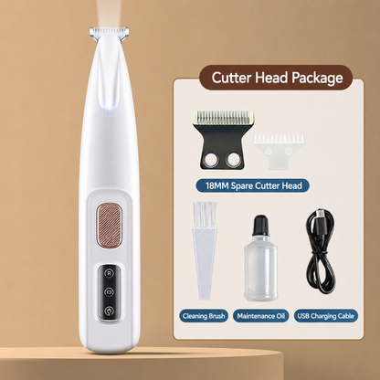 ✂️🐾Precision Pet Trimmer – Safe Grooming for Paws, Eyes & Tail with LED Light