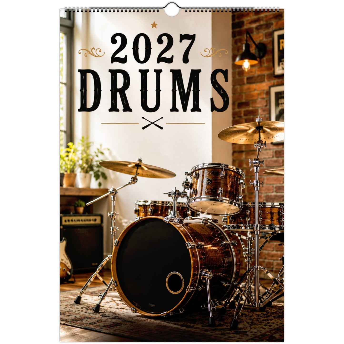Drums Wall Calendar 2027