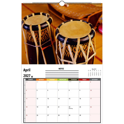 Drums Wall Calendar 2027