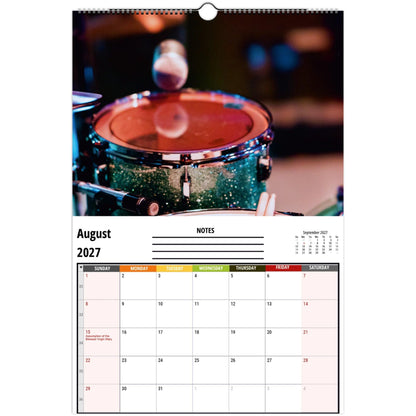 Drums Wall Calendar 2027