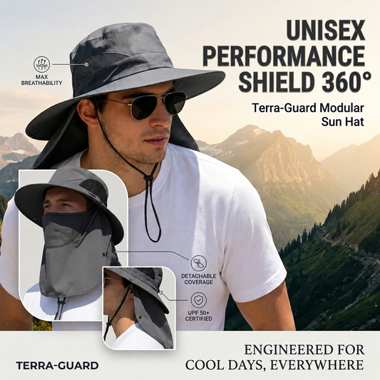 🔥Summer Sale 49% OFF🔥 - 🌞UPF 50+ Sun Protection Hat With Full Face & Neck Coverage