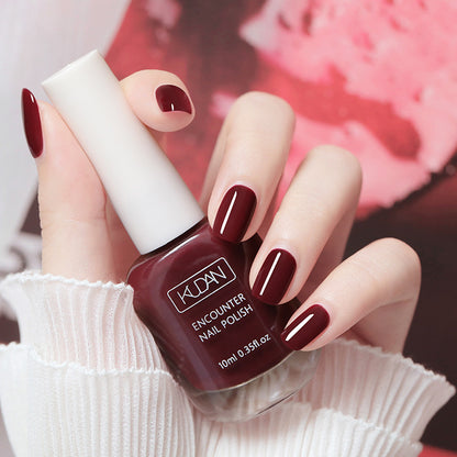 🔥 ENCOUNTER Water-Based Nail Polish – Safe, Breathable & Easy to Remove