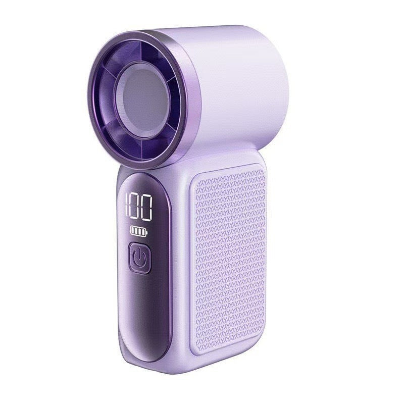 ✨Turbo Handheld Fan – LED Display, 6 Speeds, 3000mAh🔋