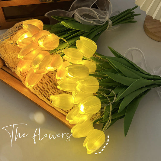 Radiant Romantic Tulip Light ✨💡