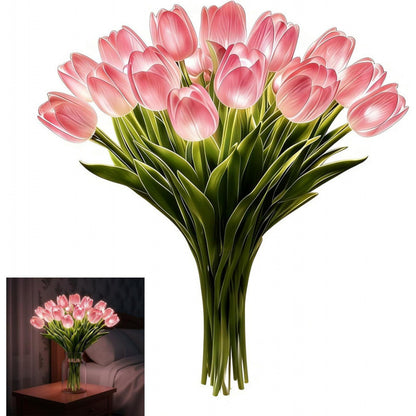 Radiant Romantic Tulip Light ✨💡
