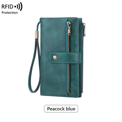 Women's RFID Blocking  Leather Wallet