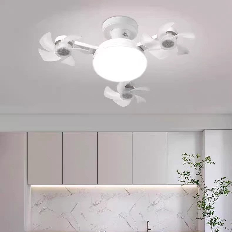 🌀E26/E27 Socket Ceiling Fan Light – 2-in-1 LED Light & Quiet Fan with Remote Control