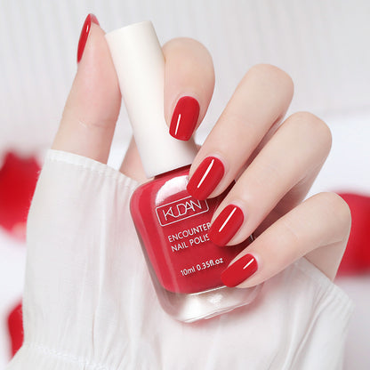 🔥 ENCOUNTER Water-Based Nail Polish – Safe, Breathable & Easy to Remove