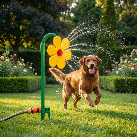 💧Spinning Sunflower Sprinkler for Dogs
