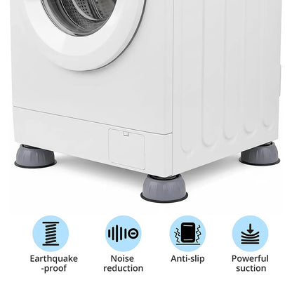🏠 Anti-Vibration Washing Machine Stabilizer Pads (4-Pack)