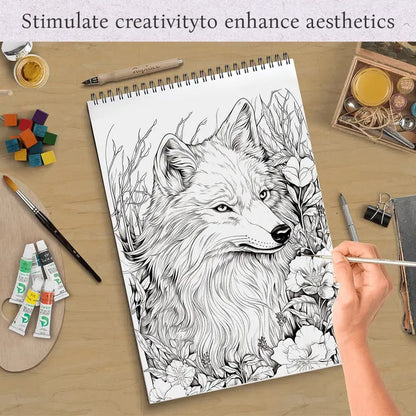 🖍️🎨Adult Coloring Stress Relief Books (Hardcover)