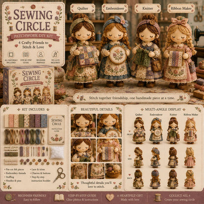 💕Hot Sale 49% OFF❤️‍🔥Tiny Worlds Collection – Patchwork DIY Kit Series