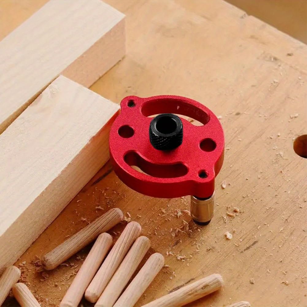 🛠️Self-Centering Doweling Jig – Precision Drill Guide for Flawless Woodworking Joints