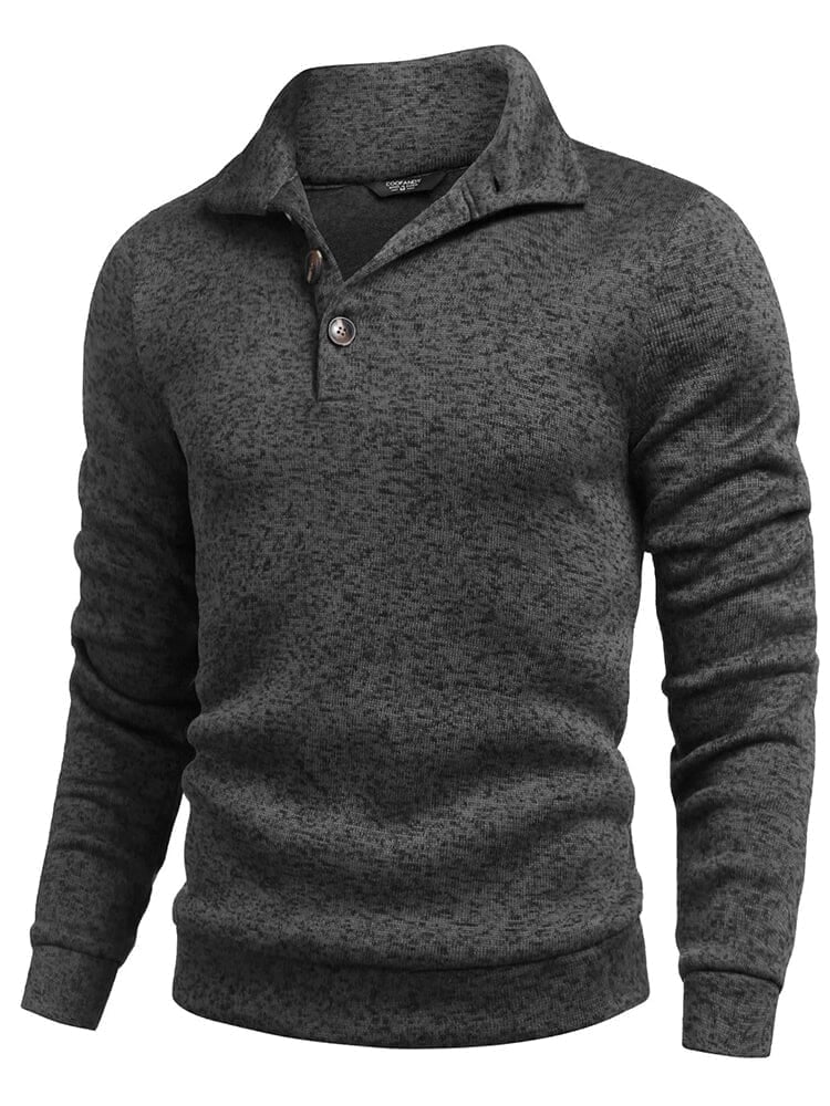 Men's  Fitted Long Sleeve Turtleneck Pullover Sweater